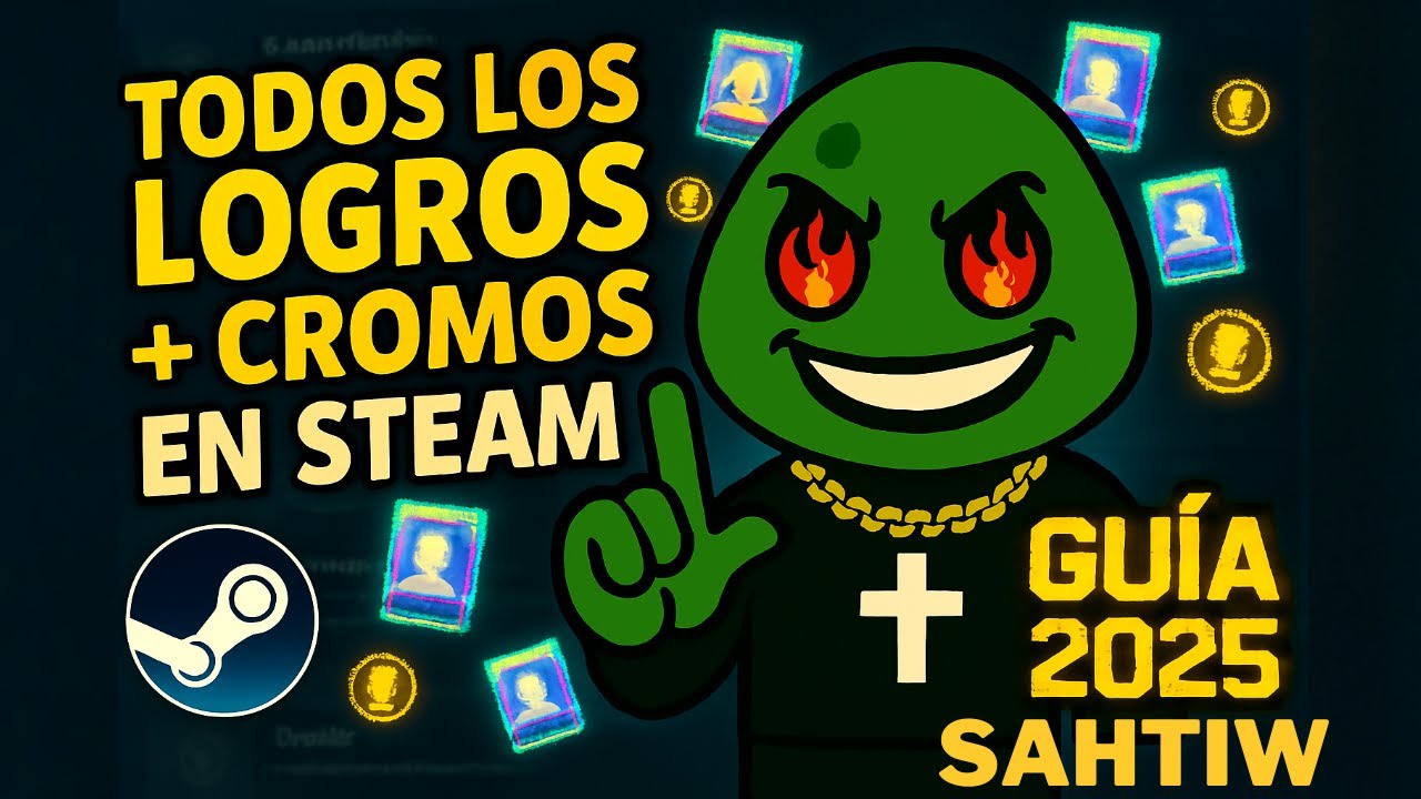 Desbloquea todos los logros + consigue cromos en Steam fácilmente | Guía 2025