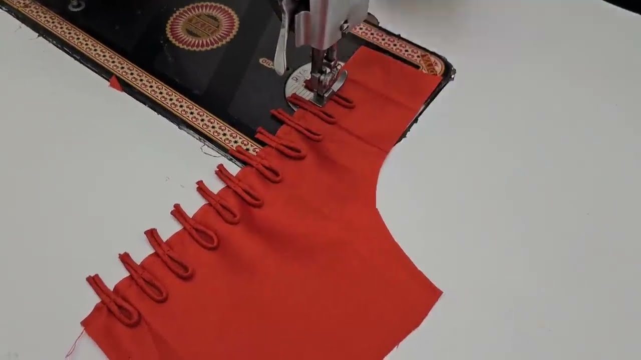 Very Creative and Latest Dori And Pintucks Kurti Design Cutting and Stitching