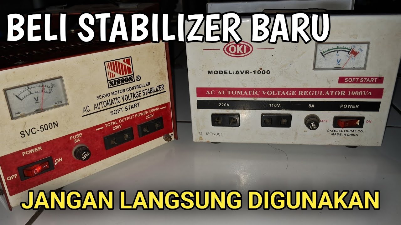 Cara Atur Tegangan STABILIZER Dengan Benar