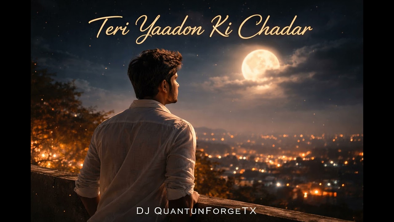 TERI YAADON KI CHADAR – Romantic Bollywood Love Song 🌙❤️ | DJ QuantumForgeTX