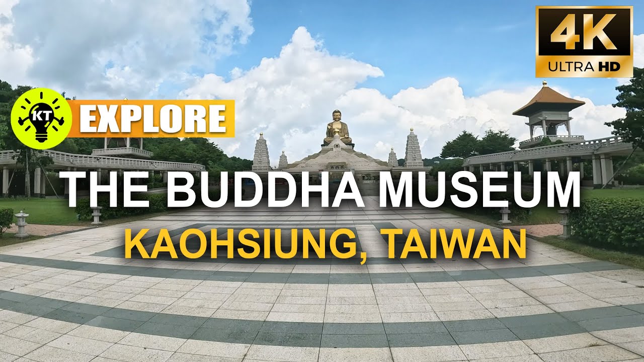 Explore Taiwan Buddha Museum Kaohsiung / Taiwan Itinerary Solo Travel Asia Backpacking Vacation