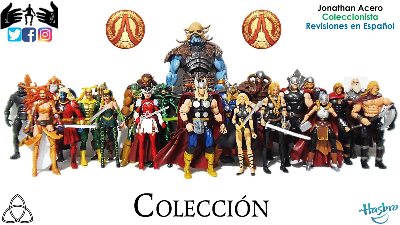 ASGARD Marvel Legends Colección Toy Review Jonathan Acero Revisiones en Español