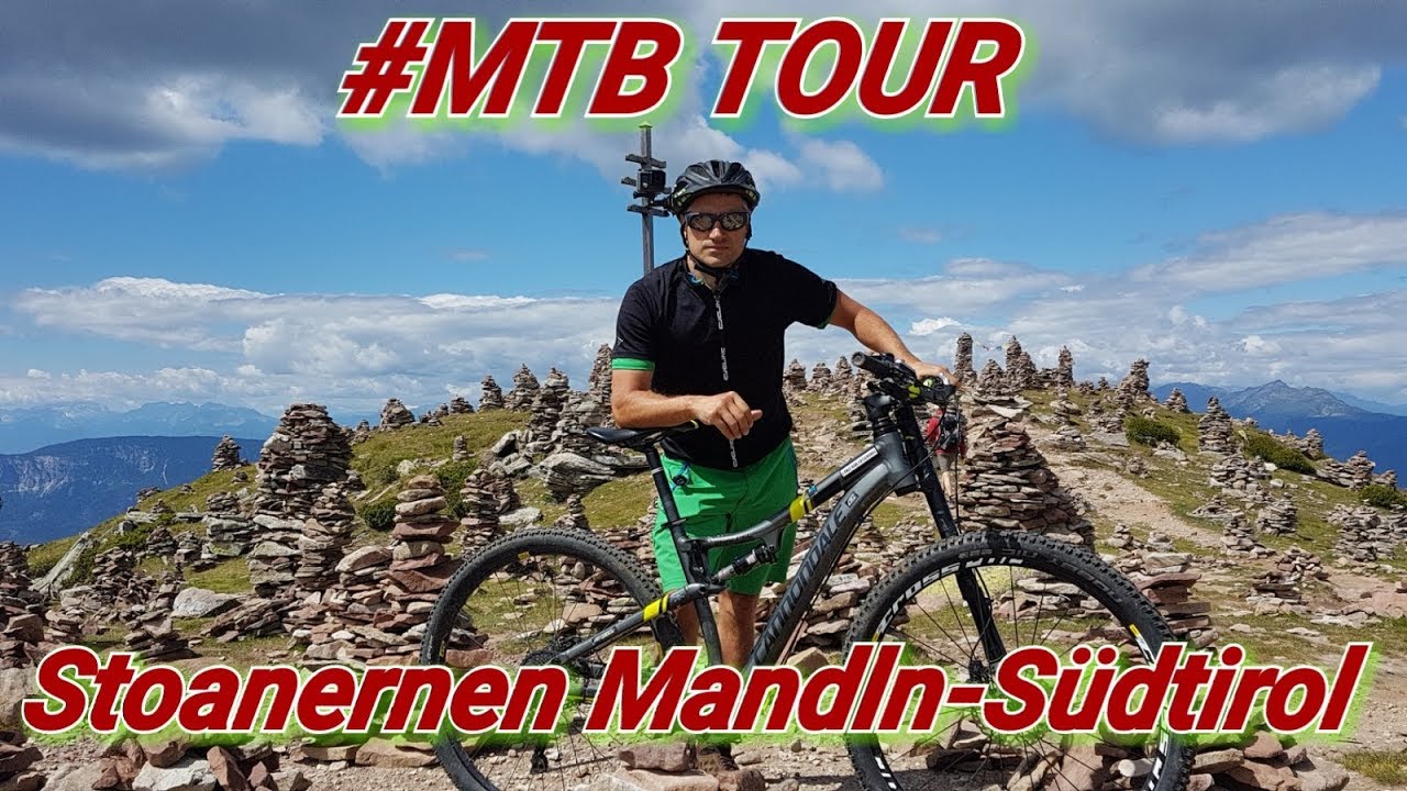 Mountainbike Tour zu den Stoanernen Mandln Südtirol Meran
