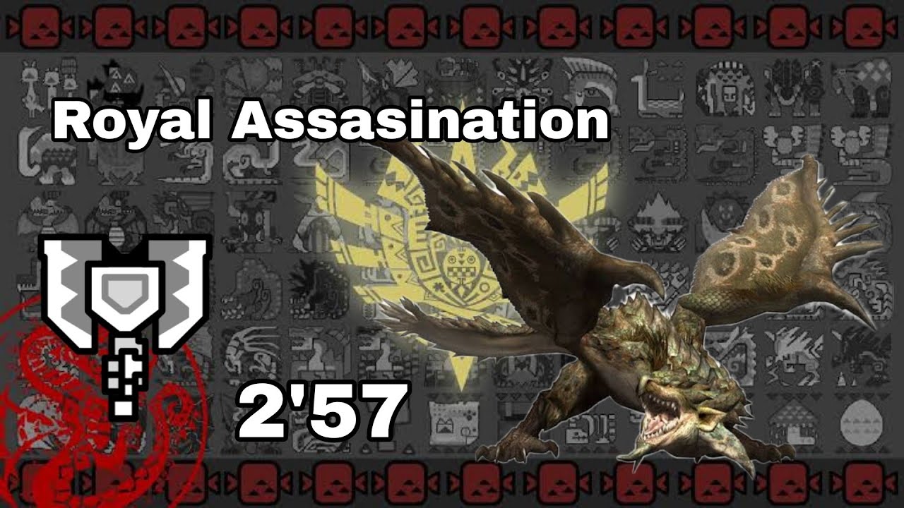 MH4U | G1★ Royal Assasination | Rathian 2'57 (Charge Blade)