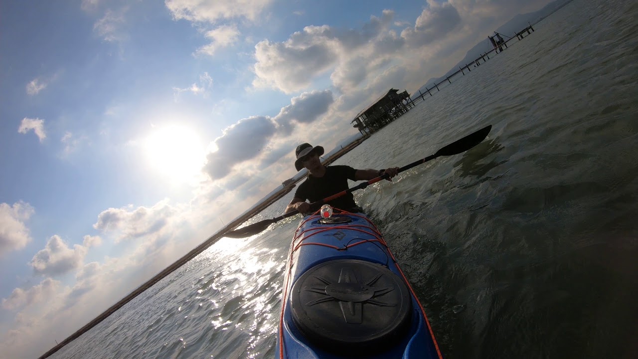 Kayaking in Lagoon with Point 65 Whisky 16 Rocker by Nigel FOSTER