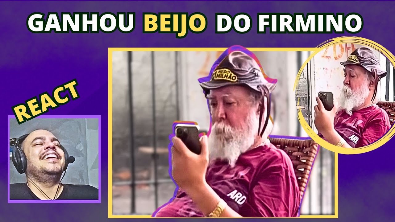 REACT LUIZ DO SOM RECEBEU UM BEIJO