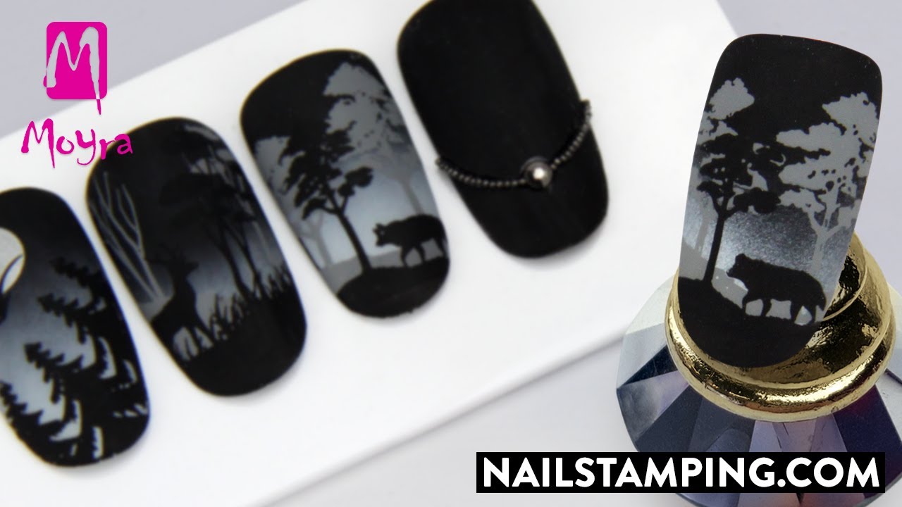 🐺🦇Spectacular layered nail stamping, even for Halloween (nailstamping.com)
