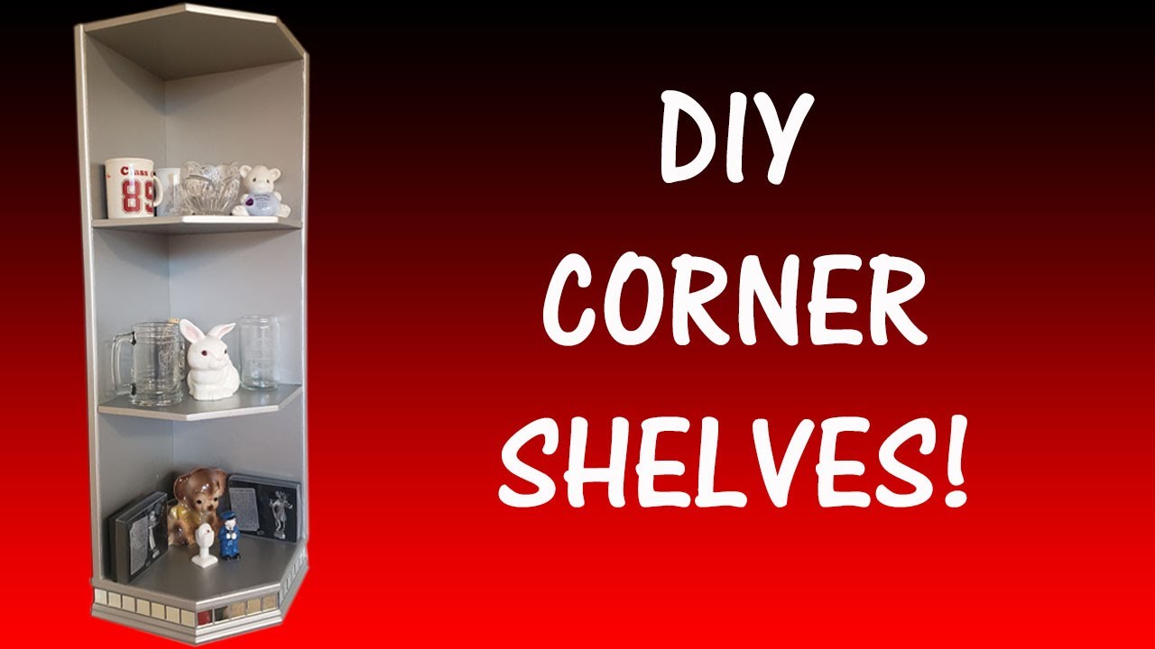 Easy to Build DIY Corner shelves!