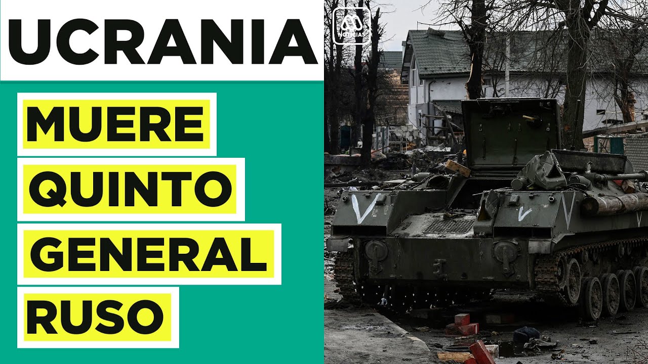 Confirman la muerte de un quinto general ruso tras ataque ucraniano