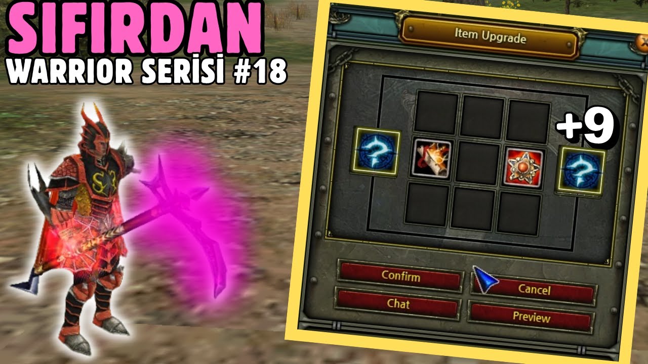 ÇOK İNANDIM +9 OLACAK BU İTEM | CLAN JOB DEĞİŞTİRİYOR | SIFIRDAN WARRİOR SERİSİ #18 | Knight Online