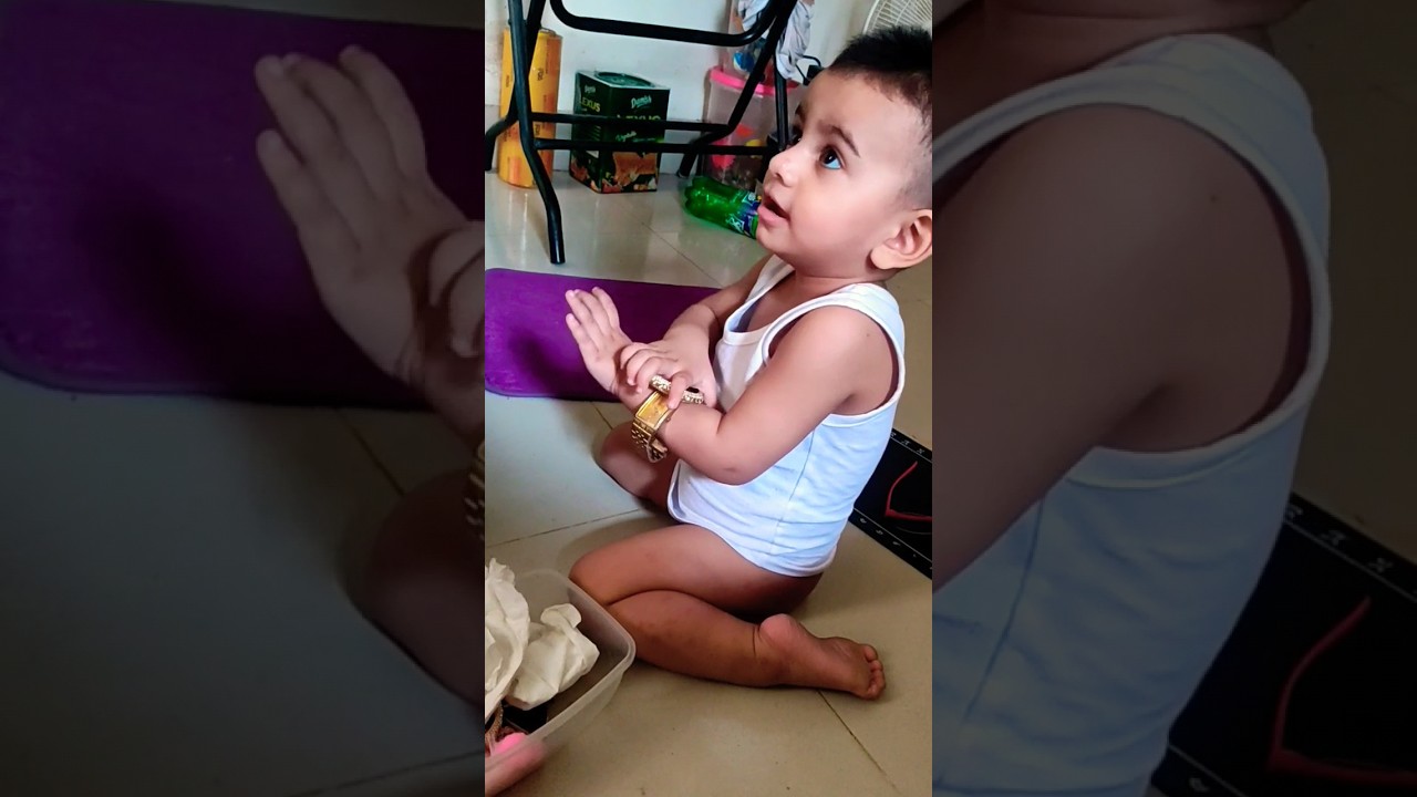 wearing watch #baby #reels #funny