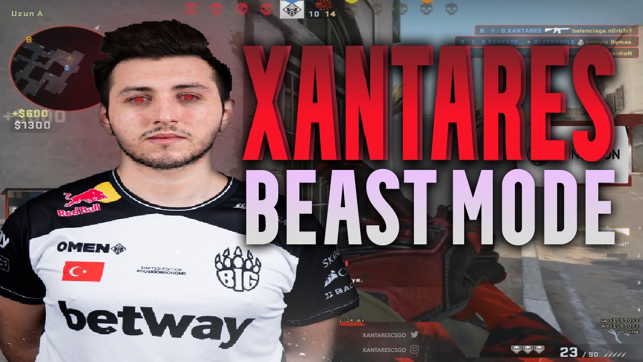 WHEN XANTARES ENTER BEAST MODE! STREAM HIGHLIGHTS 2020 CS GO