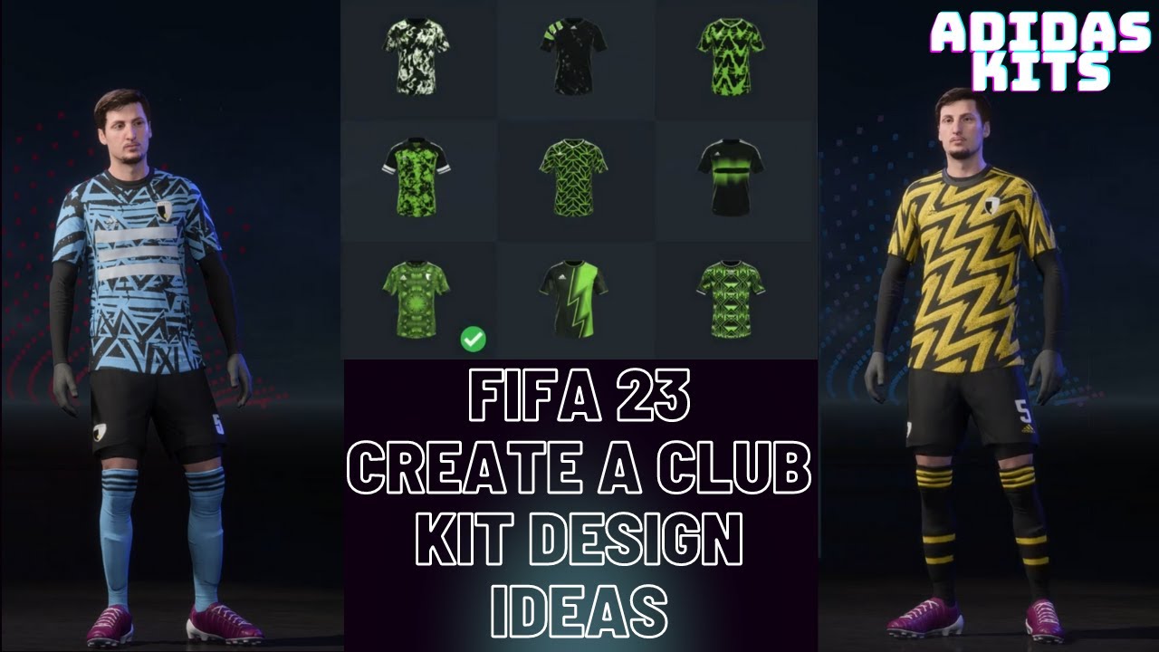 FIFA 23 Create A Club Kit Ideas [Part 2 Adidas]