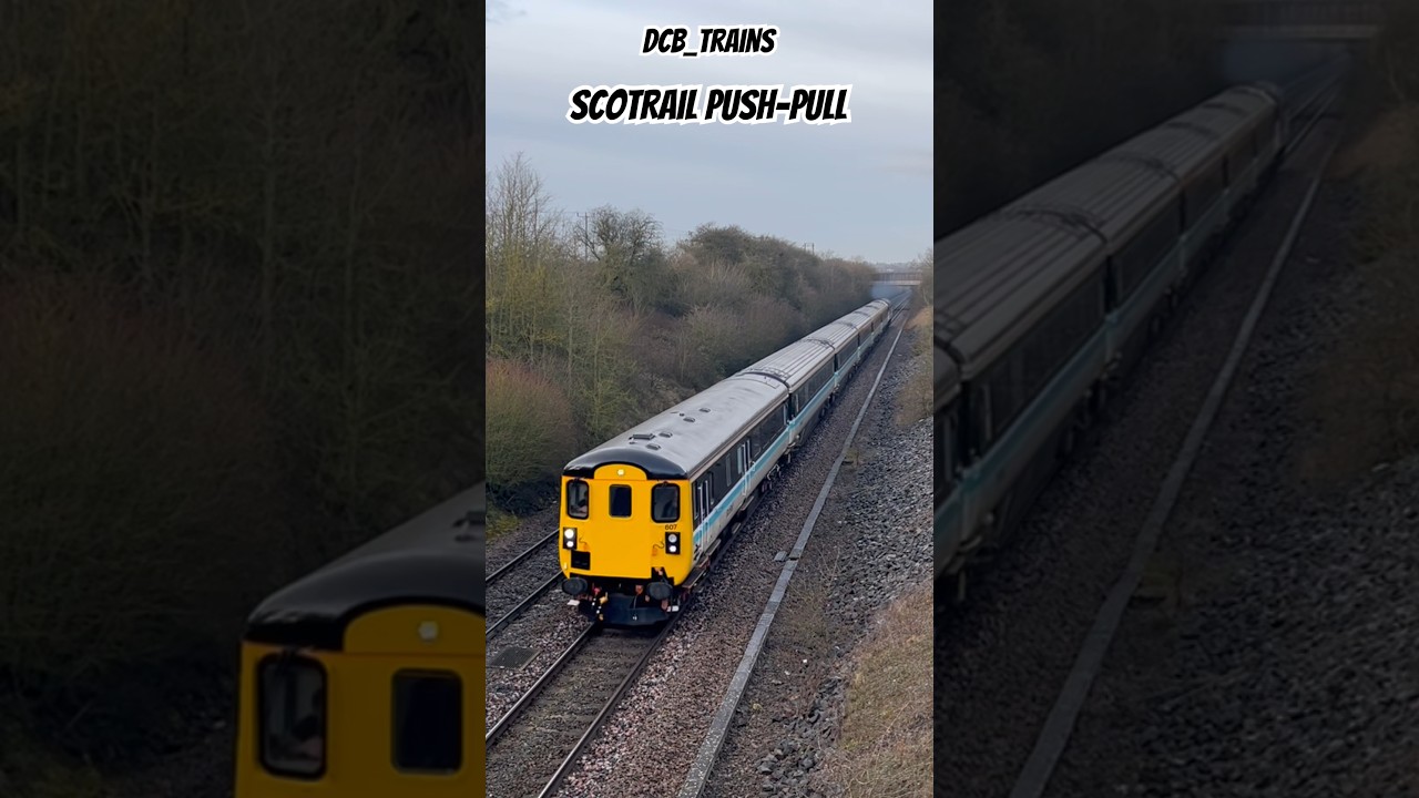 ScotRail Push-Pull with Class 47 47712 &lsquo;Lady Diana Spencer&rsquo; propelling DBSO 9707 #railway #train