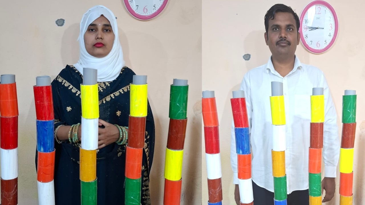 Arrange the Colours Sorting Challenge Game | Colour Challenge Game tower of hanoi puzzle game 🔴🟠🟡🟢4k