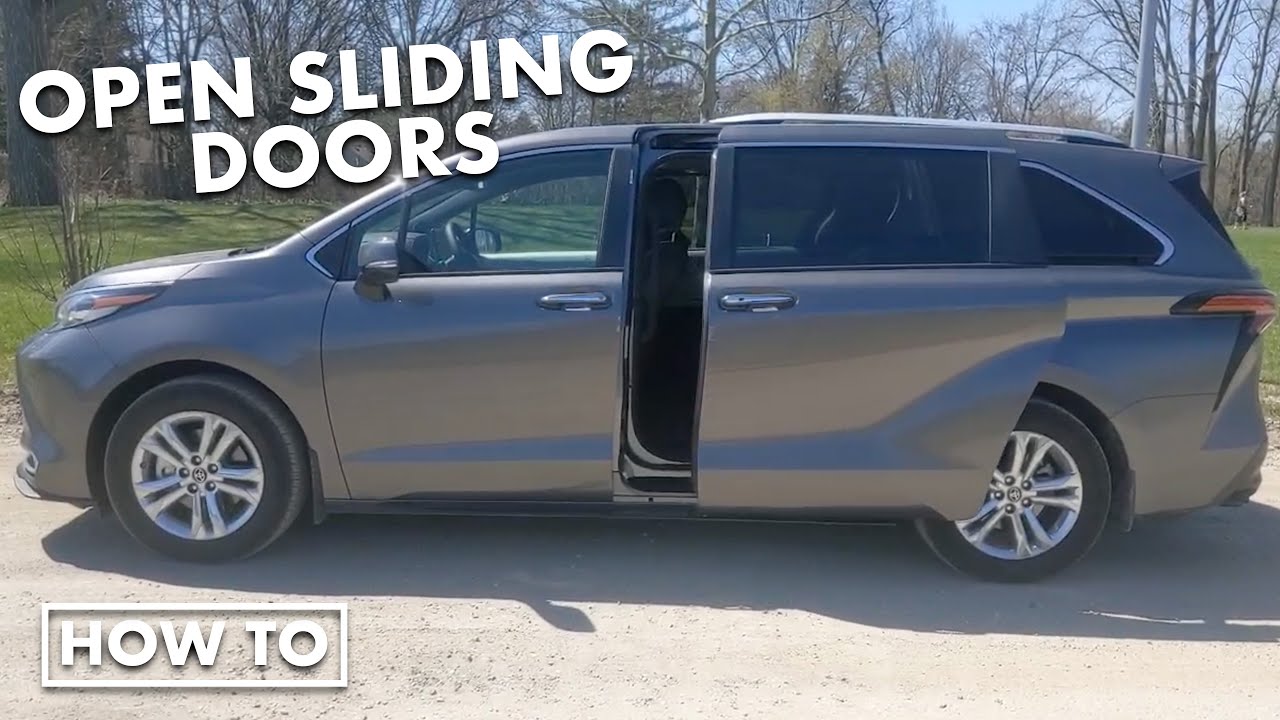2023 Toyota Sienna Platinum Sliding Minivan Doors