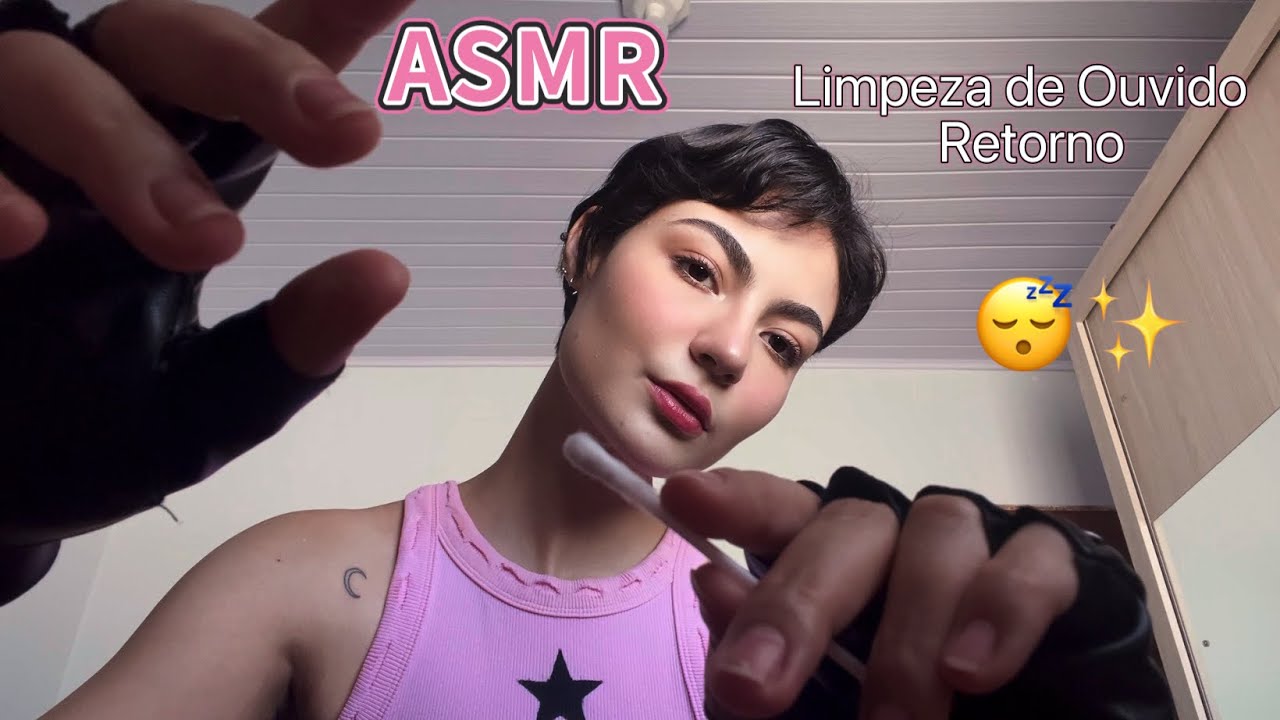 ASMR - Limpeza de Ouvido 2 (Roleplay, Gatilhos Visuais, Sons na Tela, Intenso)