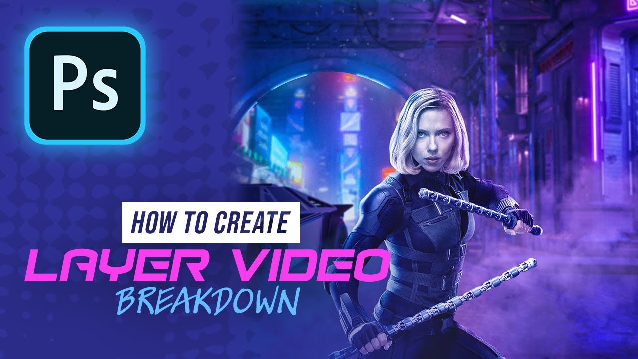 Photoshop Layer Breakdown Video | How to Create a Video From Layers in Photoshop