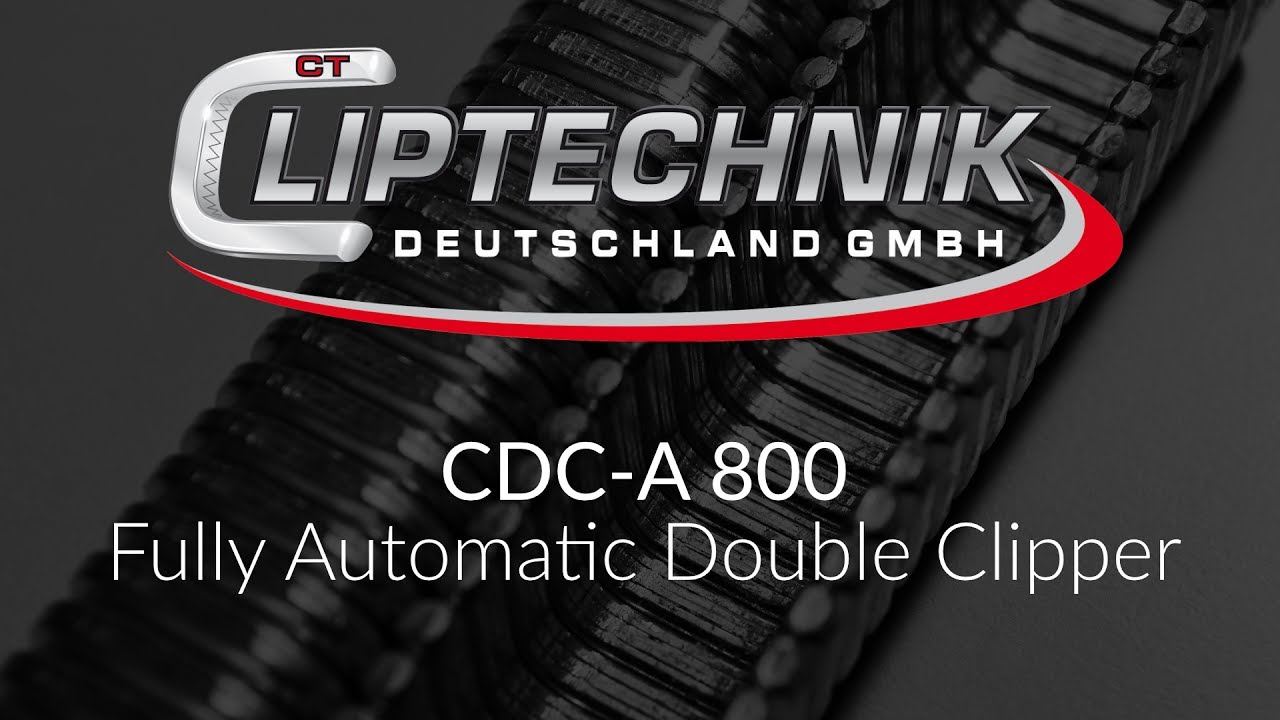 CDC-A 800 - The Fully Automatic Double Clipper