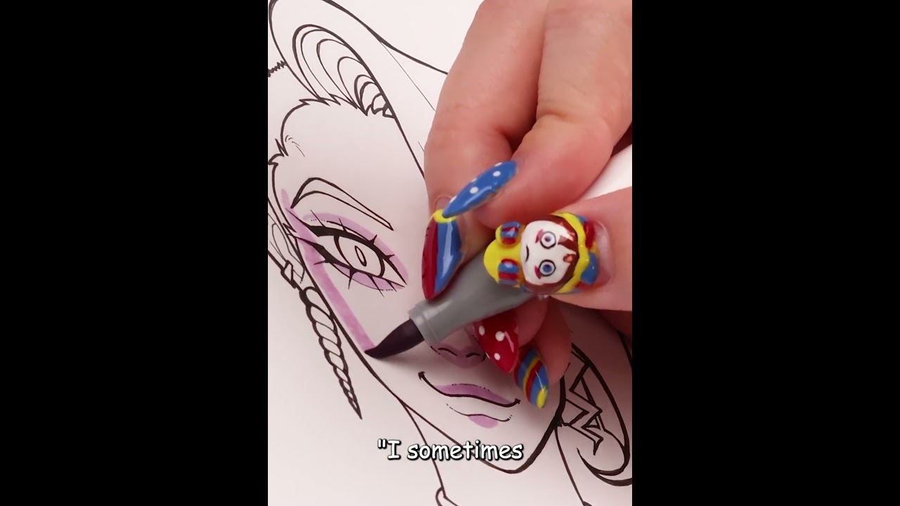 Drawing Zooble as a Human from the Amazing Digital Circus