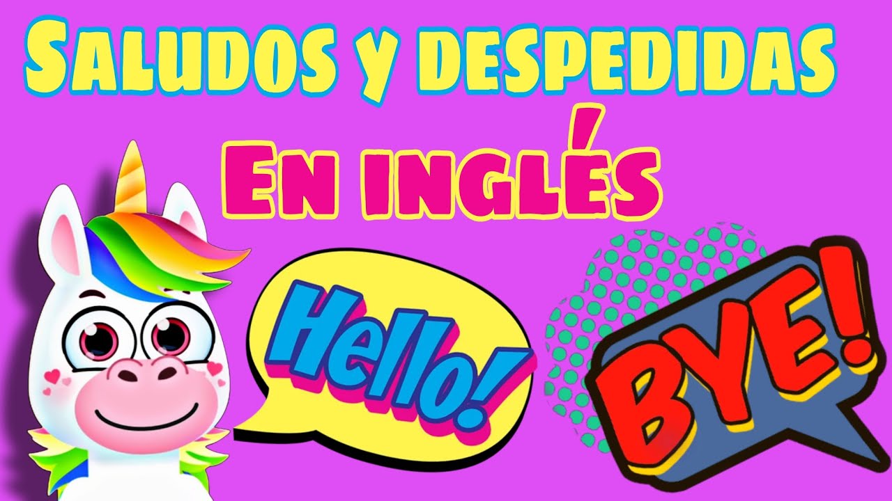 👋 Hello! Aprende Saludos y Despedidas En Inglés Para Niños | Aprende con Tineo