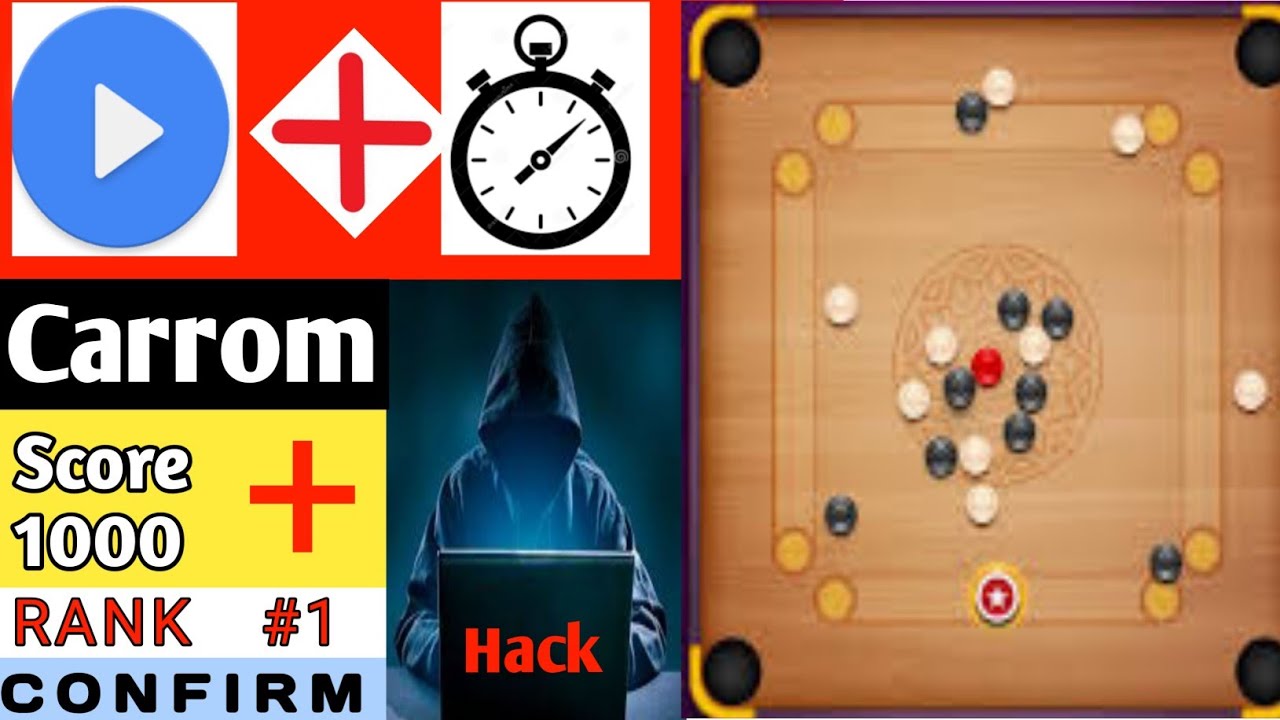 mx player carrom game hack | fully hack , score 1000+ | MX player all games hack | 100% proof