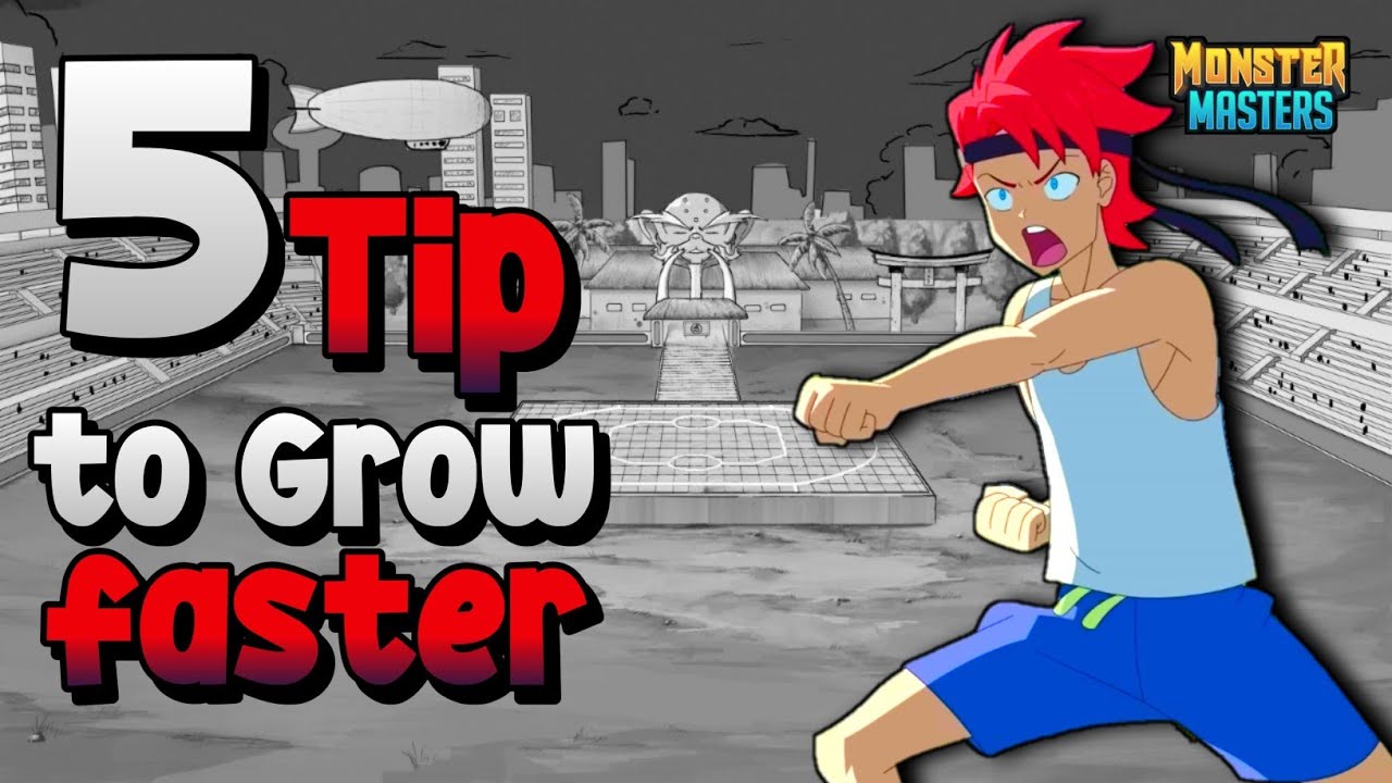 Use these Tips to grow 📈 Faster (level 10) in Monster Masters