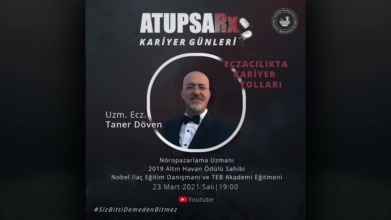 ECZACILIKTA KARİYER YOLLARI | ATUPSARx KARİYER GÜNLERİ 🎓