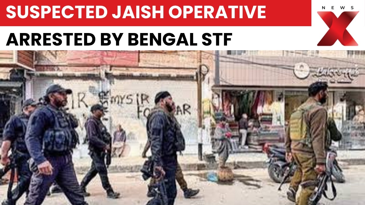 Jaish Operative Arrested: Bengal STF Foils Suspected Terror Plot, Probe Intensifies Nationwide