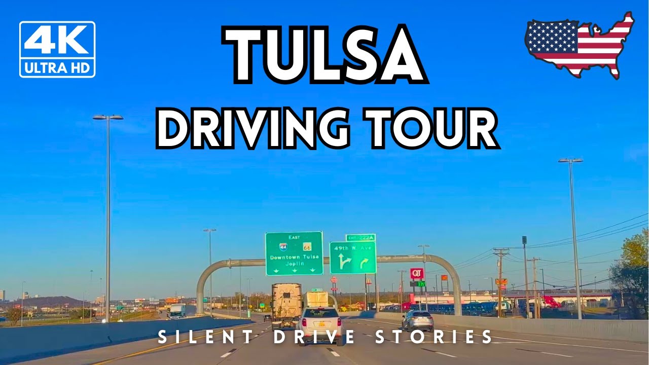 Driving Through Tulsa Oklahoma 4K | Silent Drive | No Commentary