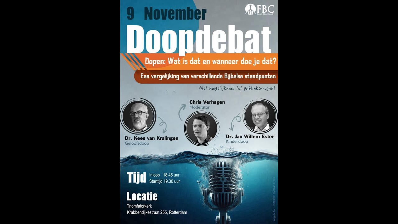 | FBC | Doopdebat: geloofsdoop vs kinderdoop |