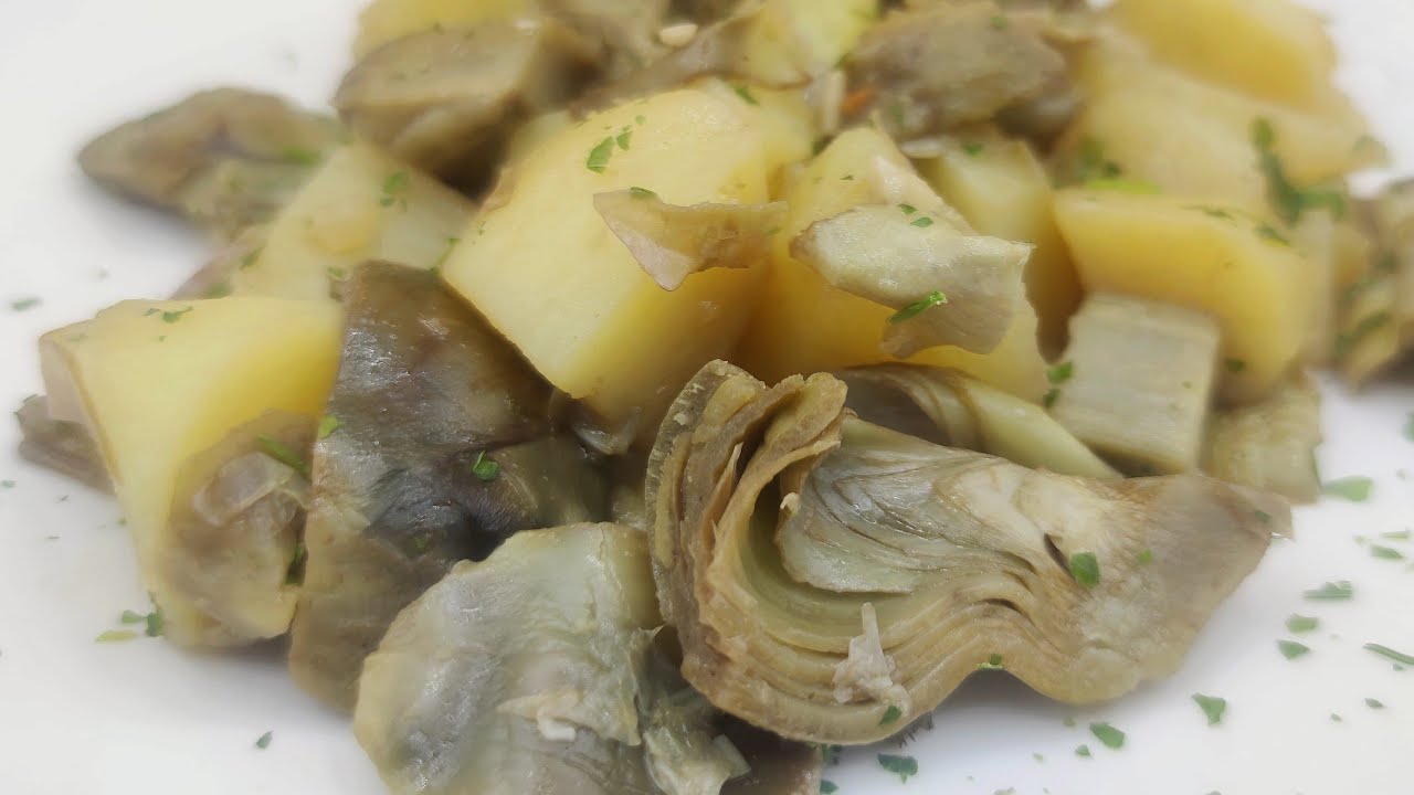 carciofi e patate