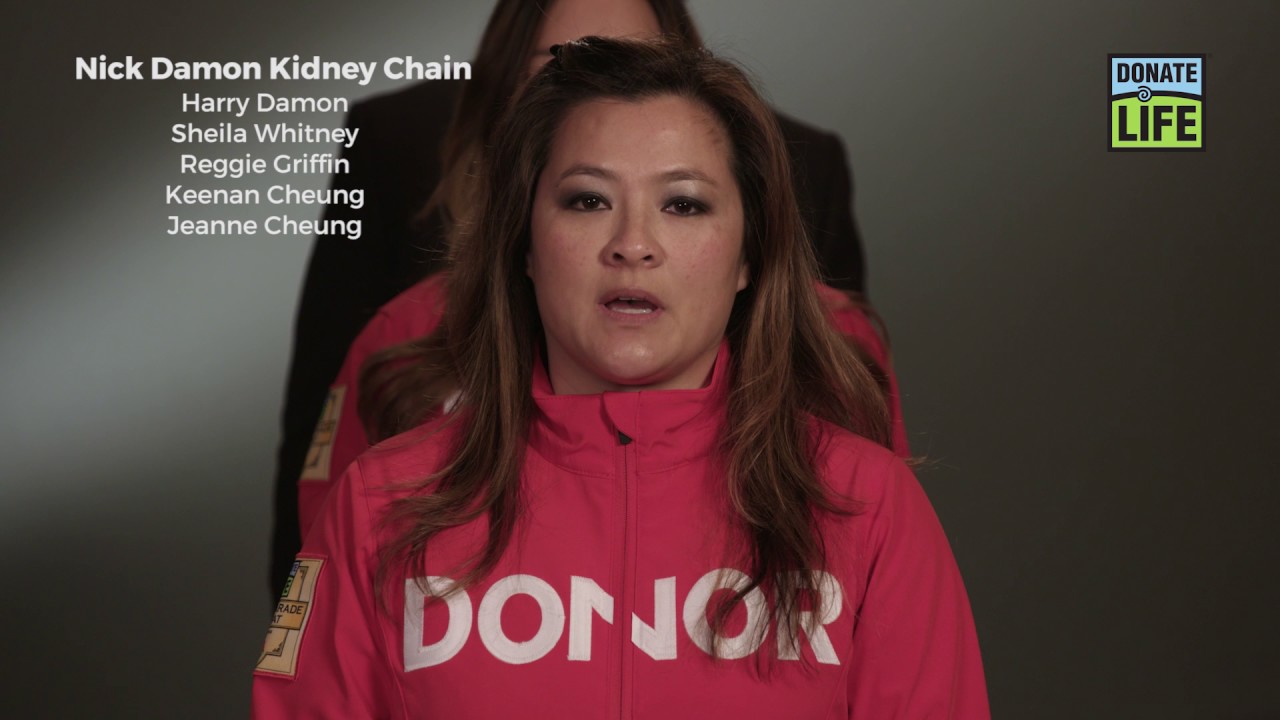 Nick Damon Kidney Chain - 2017 Donate Life Walkers