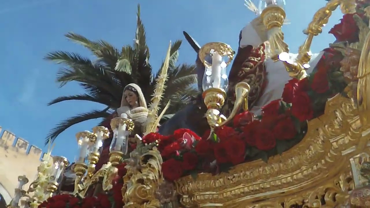 Entrada de Jesús en Jerusalén y Ntra. Sra. de la Paz (Borriquilla), Domingo de Ramos Granada 2022.