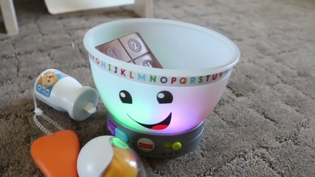 Fisher Price Laugh & Learn Magic Color Mixing Bowl Destruction