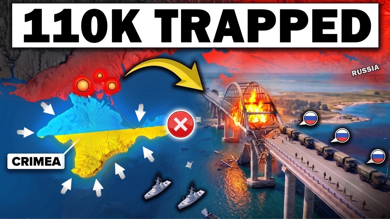 Украина за 48 часов снесла 6 мостов... 110 000 россиян оказались заблокированы в узком месте длин...