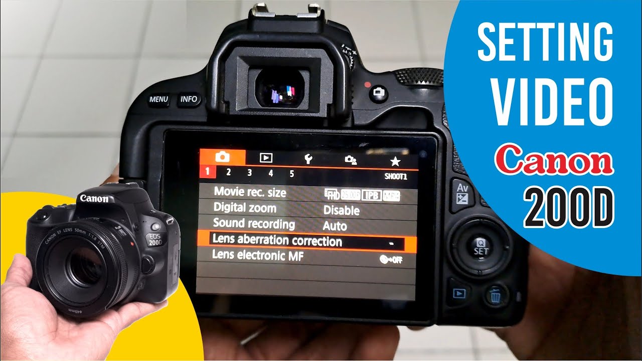 Canon 200d Video Setting | Simpel ga pake ribet