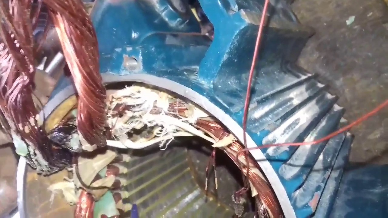 rebobinado de motor 3hp 1800rpm