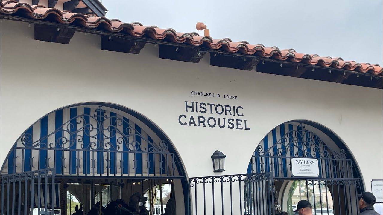The Historic Carousel ￼at Seaport Village POV Non Copyright