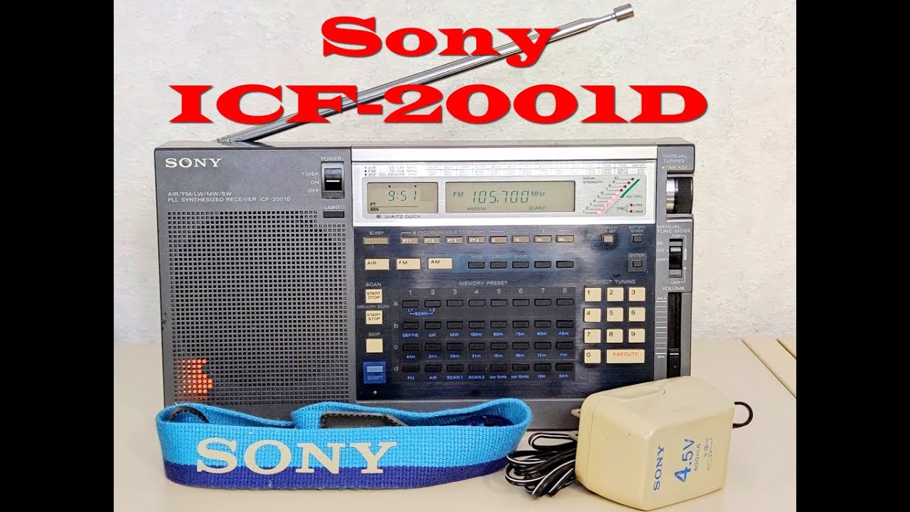 Радиоприемник SONY ICF-2001D. Знаменитый 