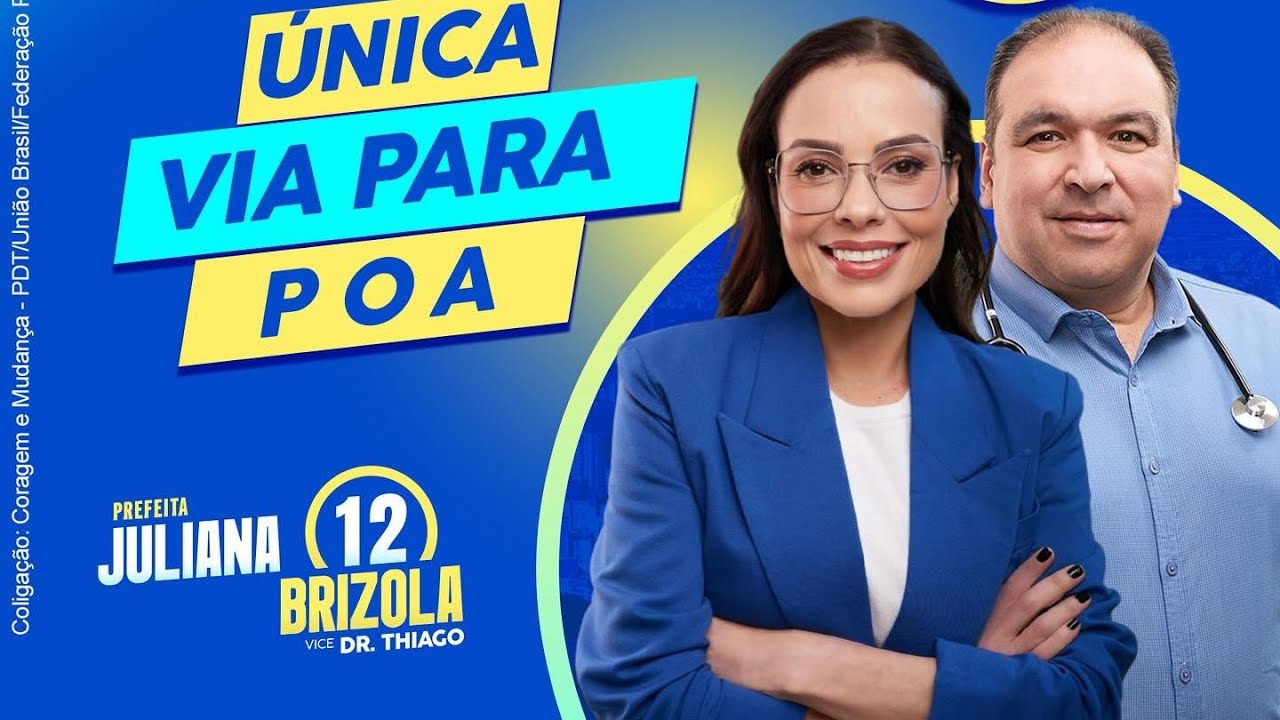Jingle da Juliana Brizola (c/ legendas) de 2024 — candidata à Prefeita de Porto Alegre (RS)