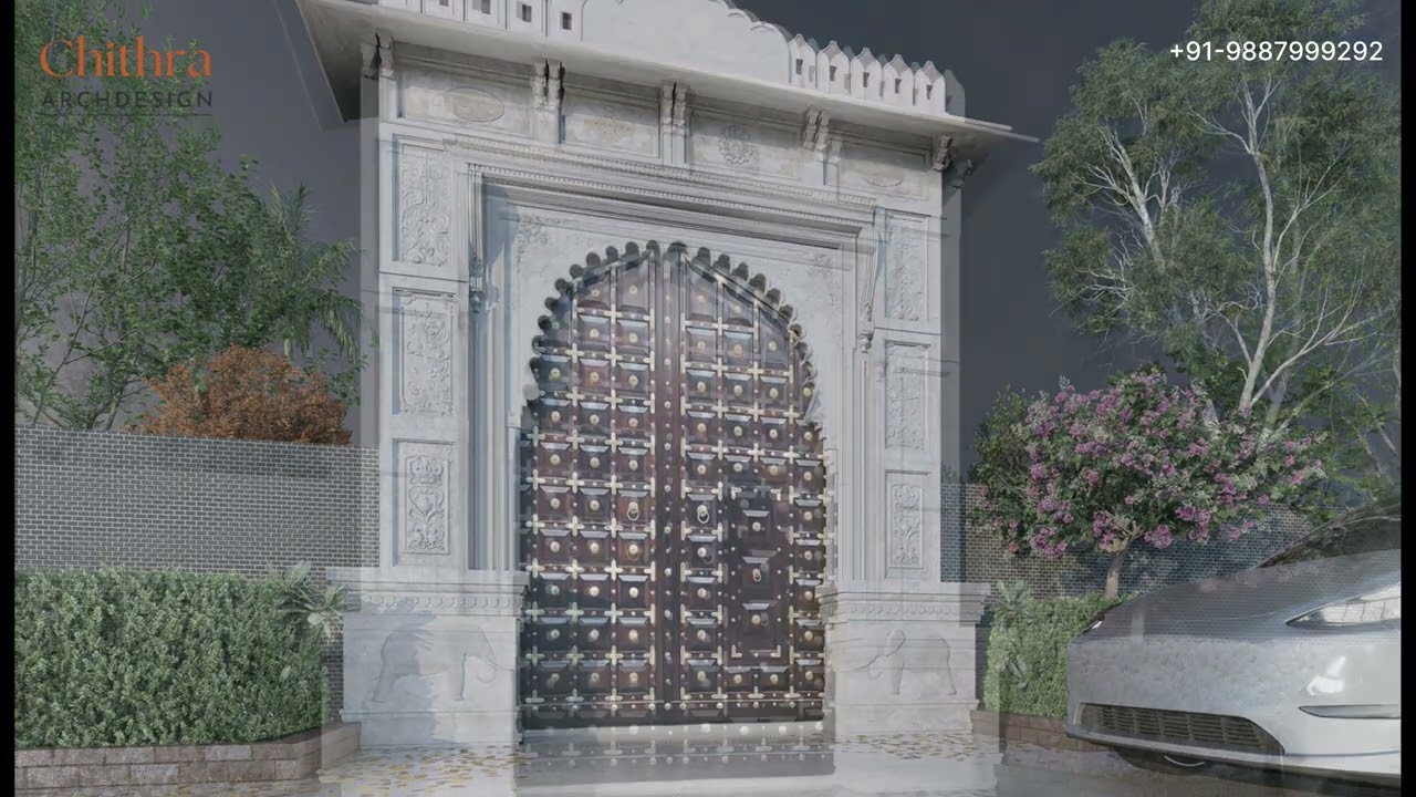 Traditional Haveli Entrance Gate Design India | Royal Doors, Carvings & Heritage Style