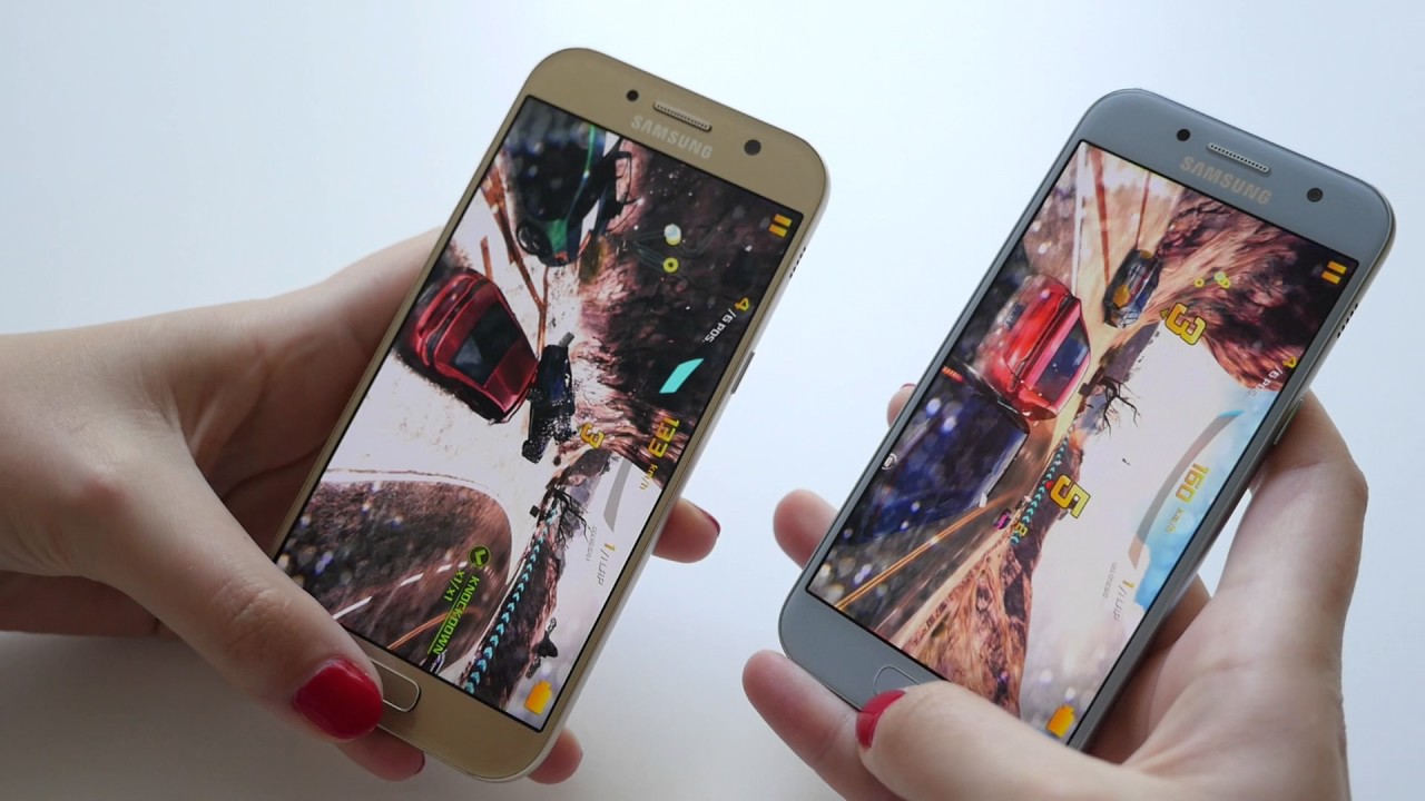 Porównanie Samsung Galaxy A3 2017 vs Galaxy A5 2017 /  speed test / comparison
