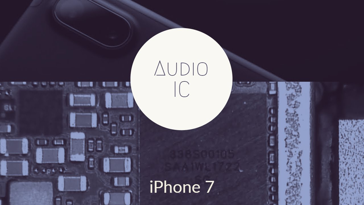 iPhone 7 audio IC repair