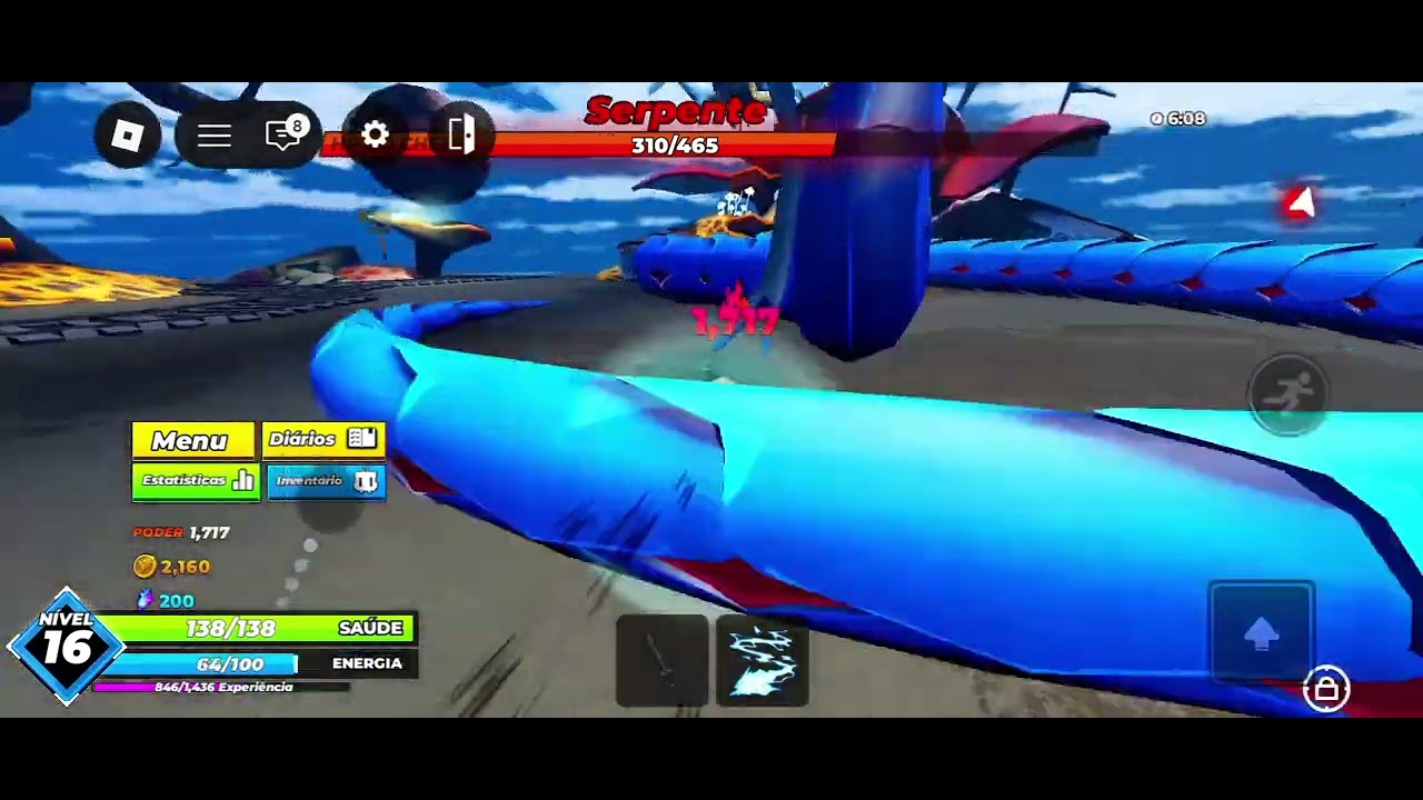 Novo jogo RPG no Roblox 
