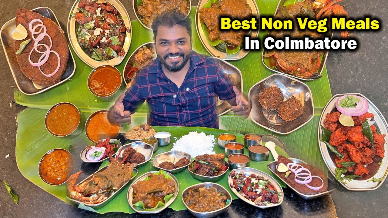 கோவையை கலக்கும் Karaikudi Kandhan Mess | Best Unlimited Non Veg meals in Coimbatore