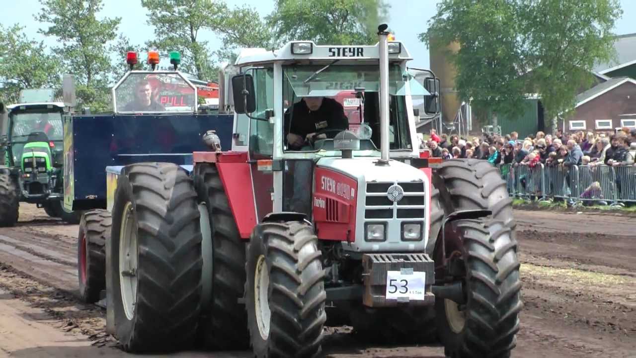 Joey grotemarsink steyr 8090 finaletrek 4.5 ton standaard den velde