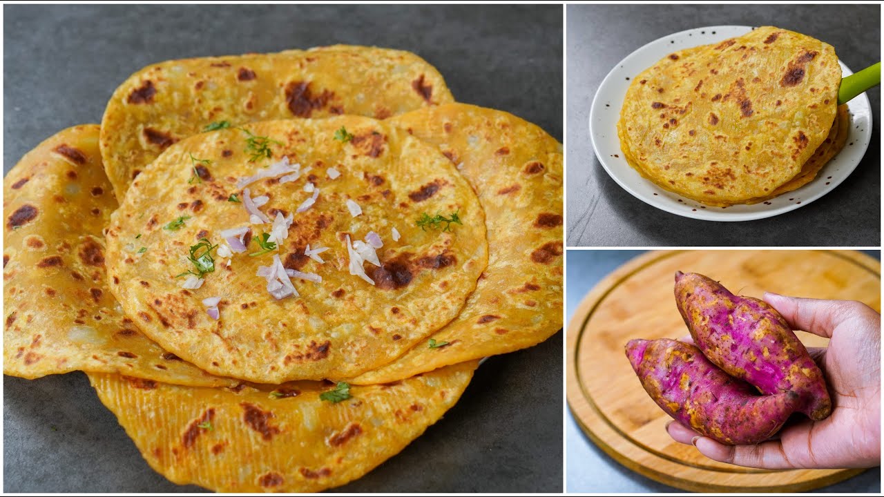 Sweet Potato Paratha Recipe | Paratha Recipe | Breakfast Recipe