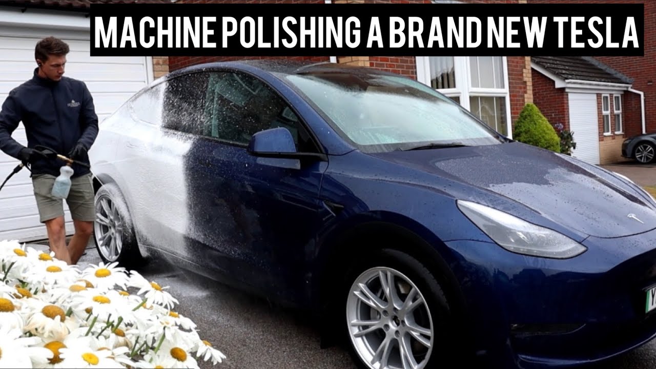Tesla Model Y Paint Correction & Ceramic Coating - Car Detailing