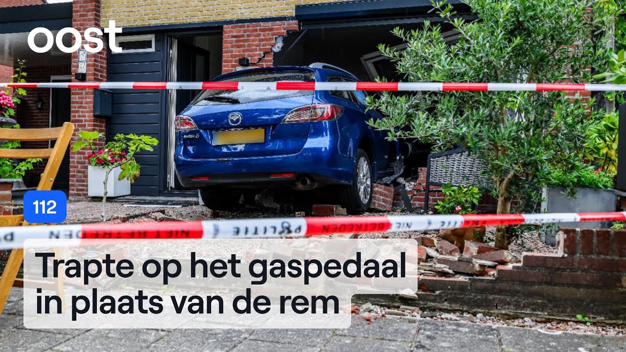 Meisje (11) rijdt woning binnen in Hengelo | RTV Oost